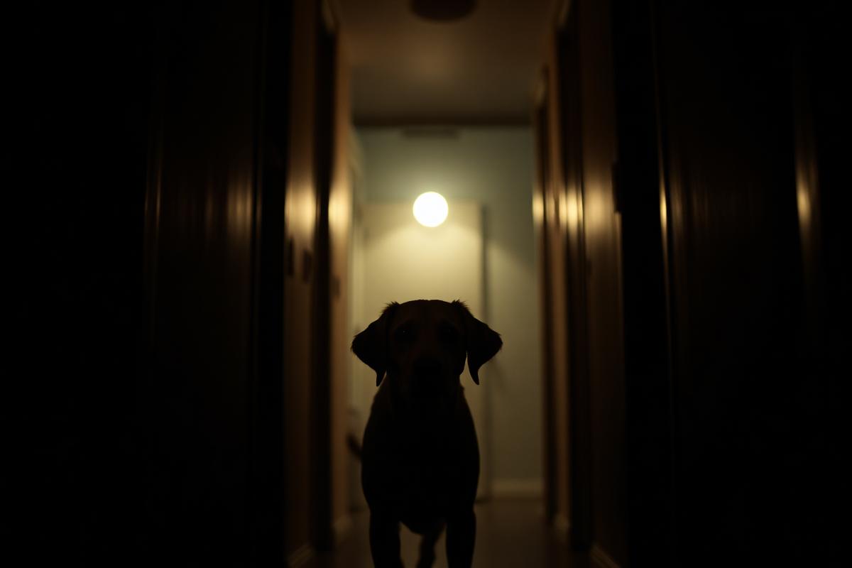 Why an Older Dog Paces and Whines at Night